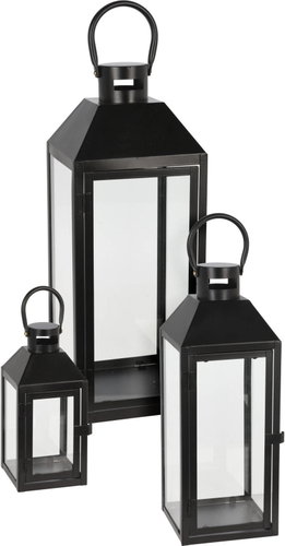 ProGarden Set of Metal Decorative Lanterns, 3 Sizes in a Set - Lantern - Main image