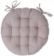 Atmosphera Round Seat Pad, Beige, Diameter 38cm - Chair Cushion