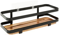 5five Simply Smart Polička do sprchy bez vrtání Blackacia, 25,5 × 10 × 8 cm - Bathroom Shelf