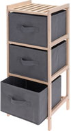 Home Styling Collection Skládací regál s textilními zásuvkami, 65 cm - Shelving Unit