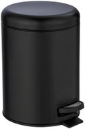 Wenko Odpadkový koš leman, černý, kovový, 5 l - Rubbish Bin