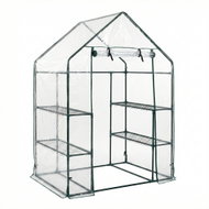 EDENIA Mini fóliovník s policemi Miva 143 × 73 × 195 cm - Greenhouse Films