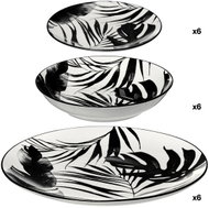 Secret de Gourmet Jídelní souprava Palme Black, 18 ks - Dish Set