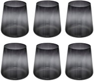 Secret de Gourmet Sada nízkých sklenic z černého skla Dreams, 6 kusů, 380 ml - Glass