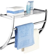 Wenko Pascara Towel Rack + Bathroom Shelf, 2-in-1 - Towel Rack