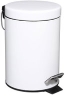 5five Simply Smart Pedal Bin for the Bathroom, 3L, White, 24 × 17cm - Contactless Waste Bin