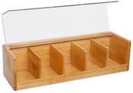 Secret de Gourmet Bamboo Tea Box, 36 × 11 × 10cm - Tea Storage Box