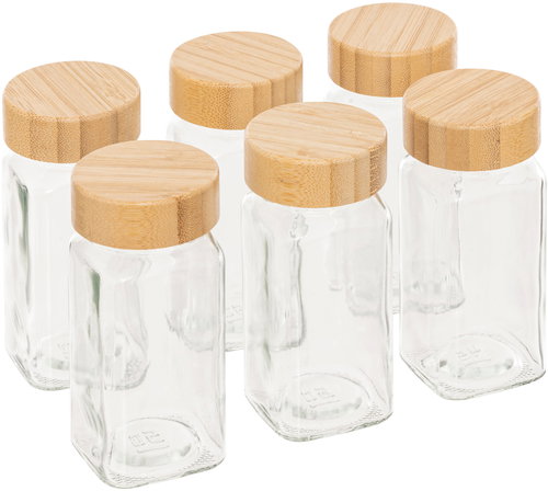 5five Simply Smart Formo Spice Jar Set, 6 × 120ml - Spice Container Set - Main image