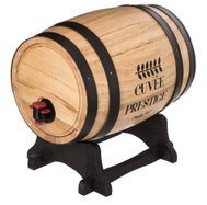 Secret de Gourmet Dřevěný sud na víno s dávkovačem, 5,5 l, 27 × 18 cm - Small wine barrel