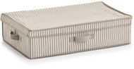 Zeller Textile Storage Box, Folding Container with Lid - 61.5 × 38 × 16.5 cm - Storage Box