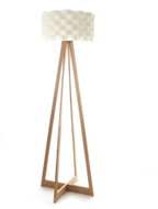 Atmosphera Bamboo Floor Lamp - White, Height 150cm - Floor Lamp
