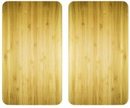 Wenko Ochranné skleněné panely Wooden Look na sporák – 2 ks - Case