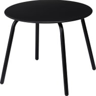 ProGarden Rondo Round Steel Patio Table Black, 50cm Diameter - Garden Table