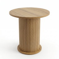 SCAVA Boční stolek Scava rýhovaný, průměr 45 × 50 cm - Side Table