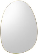 SCENA LIVING Dekorativní zrcadlo Kaly 75 × 55 cm, asymetrické, zlatý rám - Mirror