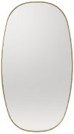 SCENA LIVING Oválné zrcadlo visící Ovyn, 60 × 32 cm, zlaté - Mirror