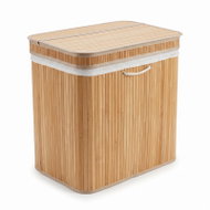 NUXIO Bambusový koš na prádlo, 63 × 43 × 60 cm, béžový - Laundry Basket
