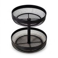 AROMELIO Dvoupatrový kovový podnos na ovoce, průměr 30 × 32 cm - Small Bowl