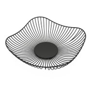 AROMELIO Kovová prolamovaná mísa na ovoce, 28 × 28 × 8 cm - Small Bowl