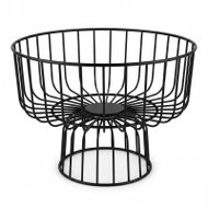 AROMELIO Kovový košík na ovoce na noze, průměr 28 × 20 cm - Small Bowl