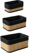 BOXIMO Sada bambusových úložných košíků Vinno - Storage Box