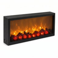 TWILUX Dekorativní LED krb, kovový, 10 × 57 × 25 cm - Decorative Lighting