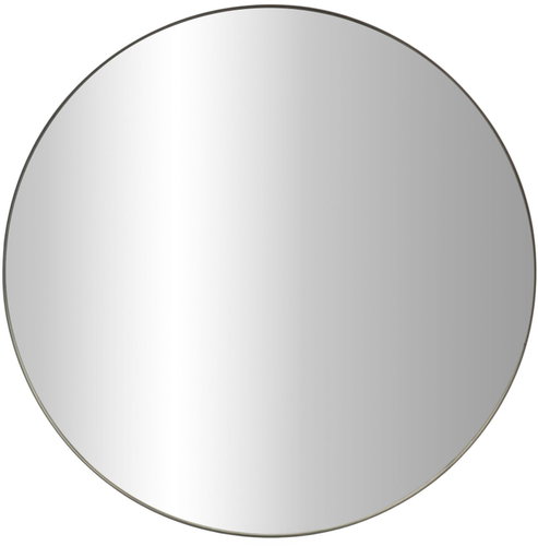 STILOVO Round mirror NOOR, metal frame, black, diameter 80 cm - Mirror - Main image