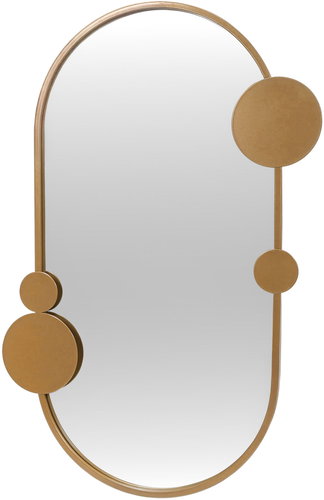 STILOVO Wall mirror SAANA with geometric decorations, 76 × 50 cm - Mirror - Main image