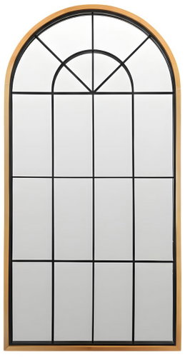 Edaxo Large decorative wall mirror ARCUS, 110 × 56 cm - Mirror - Main image