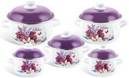 EDENBERG enamel pot set EB-1879, 10 pieces - Kitchenware Set