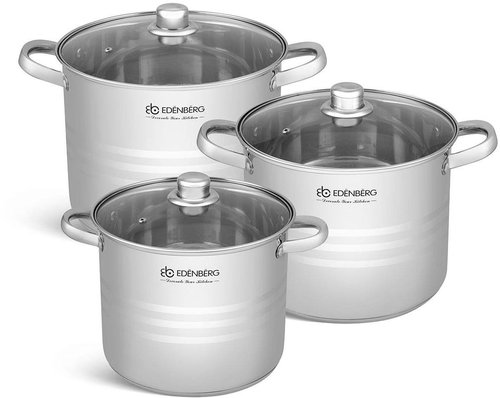 Edenberg cooking pots set EB - 525 6 pieces - Kitchenware Set - Main image