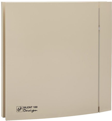 Soler&Palau SILENT 100 CZ Design Ivory 4C bathroom, ivory - Bathroom Exhaust Fan - Main image