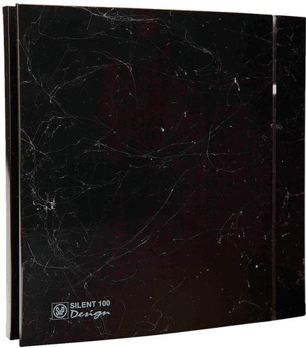 Soler&Palau SILENT 100 CZ Design Marble Black 4C bathroom, in black marble - Bathroom Exhaust Fan - Main image