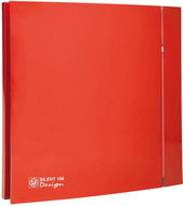 Soler&Palau SILENT 100 CZ Design Red 4C koupelnový, červený - Ventilátor do koupelny