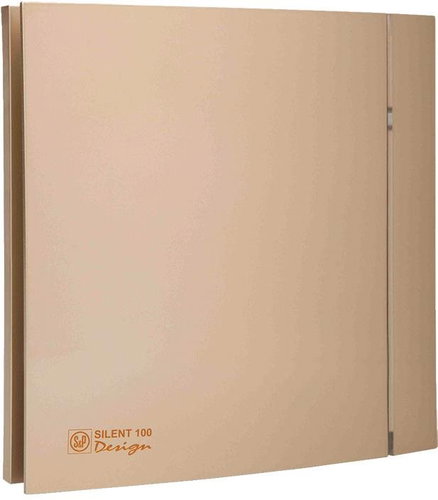 Soler&Palau SILENT 100 CRZ Design Champagne 4C bathroom, champagne - Bathroom Exhaust Fan - Main image