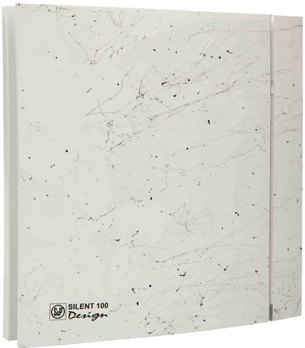 Soler&Palau SILENT 100 CRZ Design Marble White 4C bathroom, in white marble - Bathroom Exhaust Fan - Main image