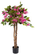 EDENIA Plnokvětá bugenvilea, výška 100 cm, růžové květy, v květináči průměr 15,2 cm, do interiéru - Artificial Tree