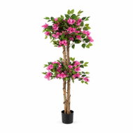 EDENIA Plnokvětá bugenvilea, výška 130 cm, dvě patra květů, v květináči průměr 15,2 cm, do interiéru - Artificial Tree