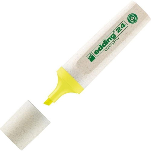 EDDING EcoLine 24 Yellow - Highlighter - Main image