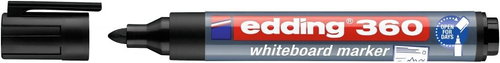 EDDING 360 for Whiteboards and Flipcharts, Black - Marker - Main image