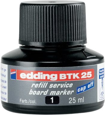 EDDING BTK25 whiteboard ink, black - Refill Cartridge - Main image