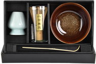 Edo Matcha set Uzu Japanese set brown - Tea Set