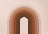 Eeveve Place mat Vinyl - Retro Lines Brown - Placemat
