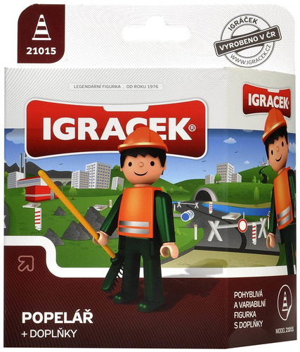  IGRÁČEK - Popelář with accessories  - Game Set - Main image
