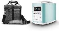 EcoFlow RIVER370 Portable Power Station Blue + Element Proof Protective Case - Charging Station