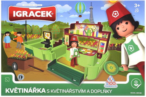  Igráček - Florist with flower shops and accessories  - Game Set - Main image