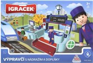  IGRÁČEK - dispatcher with the railway station and accessories  - Game Set