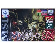 MSI MS-8888 (G4MX440-TD8X) NVIDIA GeForce4 MX 440 64MB DDR AGP8x DVI