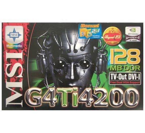 MSI MS-8870 (G4Ti4200-TD) NVIDIA GeForce4 Ti 4200 128 MB DDR AGP 4x -  - Fő fotó