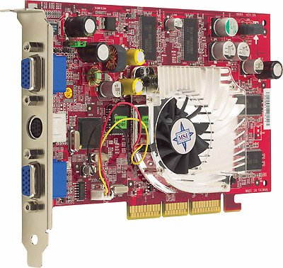 MSI MS-8886 (G4Ti4200-VTP) NVIDIA GeForce4 Ti 4200 128 MB DDR DualVGA/Video-In 4xGP -  - Hauptbild